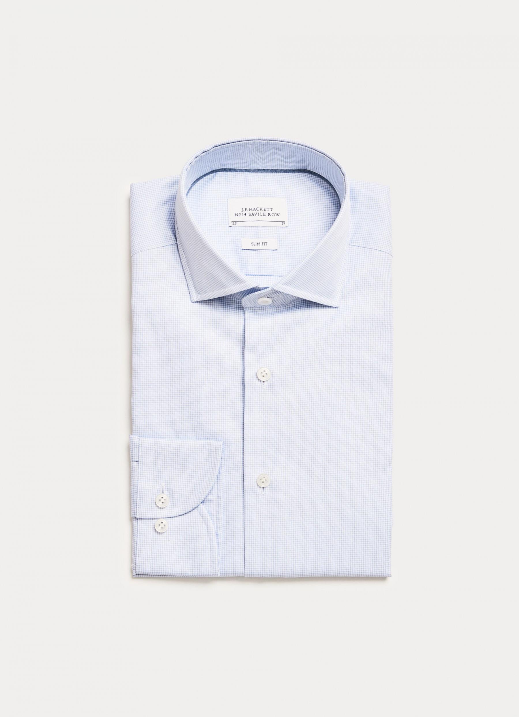 Hackett Hackett JP No.14 Savile Row Shirt Button Cuff White 15.5 39 Slim Fit 